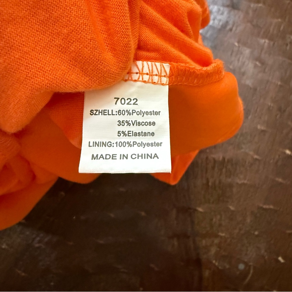 BTFBM Orange Sleeveless Dress - Picture 4 of 13